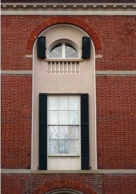 Distinctive Stuccoed Window Arch image. Click for full size.