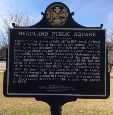 Headland Public Square Marker image. Click for full size.