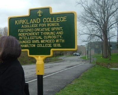 Kirkland College Marker image. Click for full size.