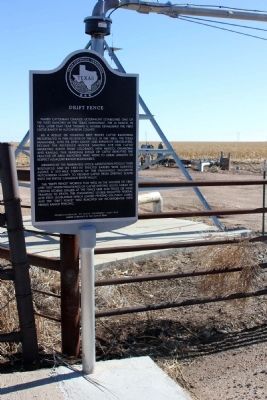 Drift Fence Marker. Click for full size. Drift Fence Marker image. Click for full size.