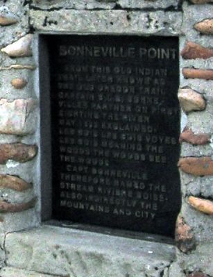 Bonneville Point Marker. Click for full size. Bonneville Point Marker image. Click for full size.