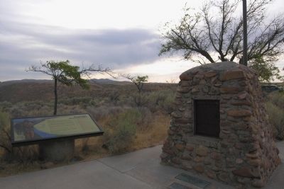 Captain Bonneville Marker and Bonneville Point Marker. Click for full size. Captain Bonneville Marker and Bonneville Point Marker image. Click for full size.
