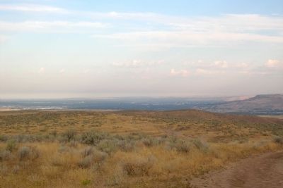 View to Northwest from Bonneville Point Interpretive Site. Click for full size. View to Northwest from Bonneville Point Interpretive Site image. Click for full size.