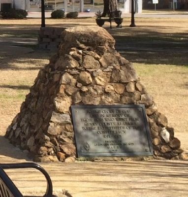 Henry County Civil War Memorial. Click for full size. Henry County Civil War Memorial image. Click for full size.