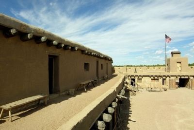Interior of Bent's Old Fort. Click for full size. Interior of Bent's Old Fort image. Click for full size.