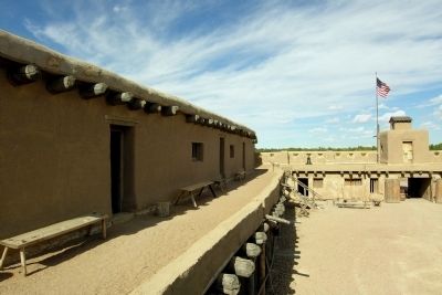 Interior of Bent's Old Fort image. Click for full size.
