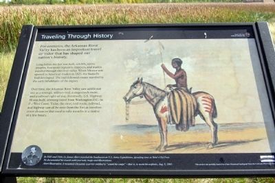 Traveling Through History Marker. Click for full size. Traveling Through History Marker image. Click for full size.