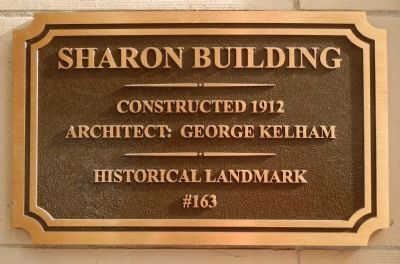 Sharon Building Marker image. Click for full size.