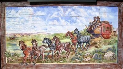 Early Public Transportation in San Angelo Mural 3 image. Click for full size.