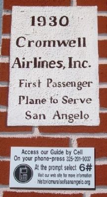Early Public Transportation in San Angelo Marker 6. Click for full size. Early Public Transportation in San Angelo Marker 6 image. Click for full size.