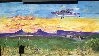 Early Public Transportation in San Angelo Mural 6 image. Click for full size.