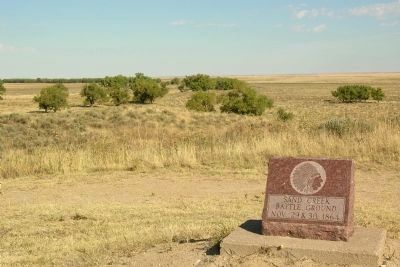 Site of Sand Creek Massacre image. Click for full size.