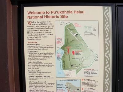 Welcome to Pu'ukohola Heiau National Historic Site. Click for full size. Welcome to Pu'ukohola Heiau National Historic Site image. Click for full size.