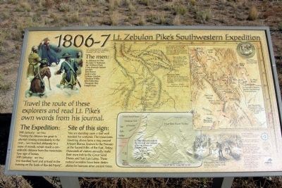 Lt. Zebulon Pike's Southwestern Expedition Marker image. Click for full size.