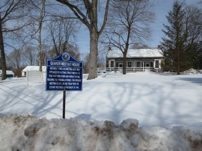 Quaker Meeting House Marker image. Click for full size.