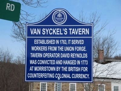 Van Syckles Tavern Marker (Updated) image. Click for full size.