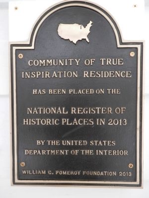 Community of True Inspiration Residence Marker image. Click for full size.