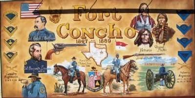 Fort Concho Mural image. Click for full size.