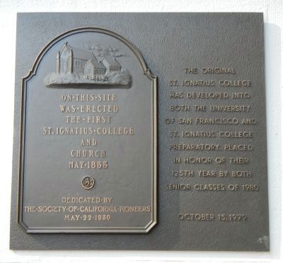 St. Ignatius College Marker. Click for full size. St. Ignatius College Marker image. Click for full size.