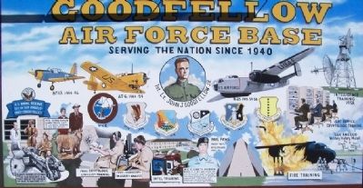 Goodfellow Air Force Base Mural image. Click for full size.
