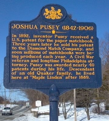 Joshua Pusey Marker image. Click for full size.