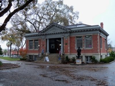 Carnegie Library & Paderewski Monument. Click for full size. Carnegie Library & Paderewski Monument image. Click for full size.