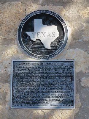 The Grapetown School Marker image. Click for full size.