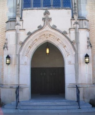 First United Methodist Church Entrance image. Click for full size.