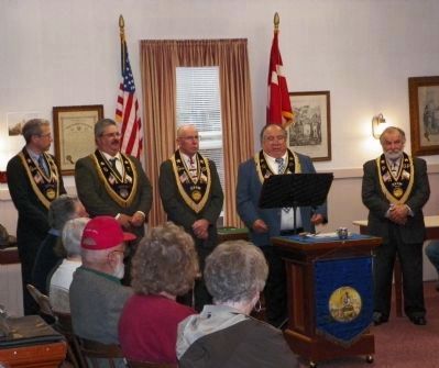 Dedication Ceremony image. Click for full size.