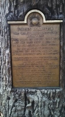 Forbes Road, 1758 Marker. Click for full size. Forbes Road, 1758 Marker image. Click for full size.