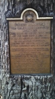 Forbes Road, 1758 Marker image. Click for full size.