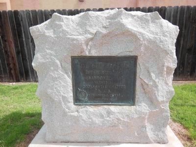 Site of Fort Concho image. Click for full size.