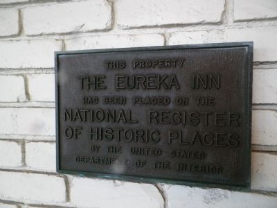 Eureka Inn NRHP Marker image. Click for full size.