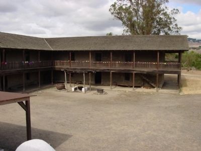 Petaluma Adobe Courtyard. Click for full size. Petaluma Adobe Courtyard image. Click for full size.