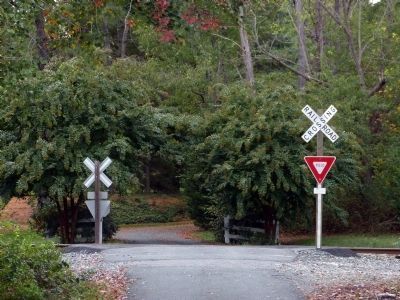 Railroad Crossing at Sophia's Dairy image. Click for full size.