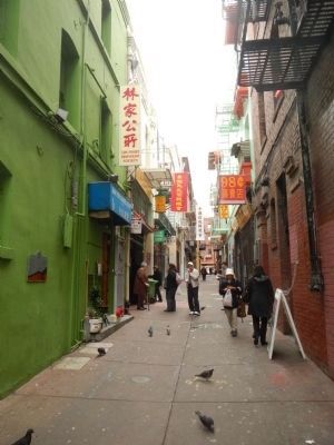 Alleyways in Chinatown Marker image. Click for full size.