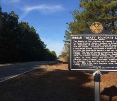 Marker Area along Alabama 95. Click for full size. Marker Area along Alabama 95 image. Click for full size.
