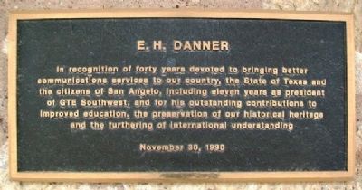 E. H. Danner Marker image. Click for full size.