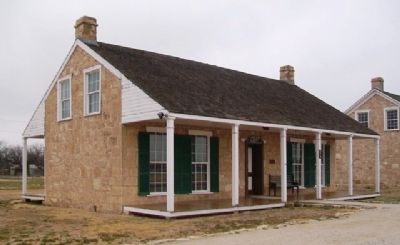 E. H. Danner Marker on Officers' Quarters 4 image. Click for full size.