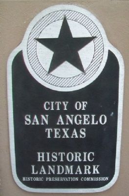 1 East Twohig Avenue Landmark Marker. Click for full size. 1 East Twohig Avenue Landmark Marker image. Click for full size.