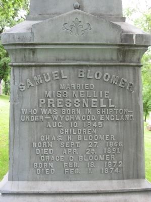 Samuel Bloomer Monument image. Click for full size.