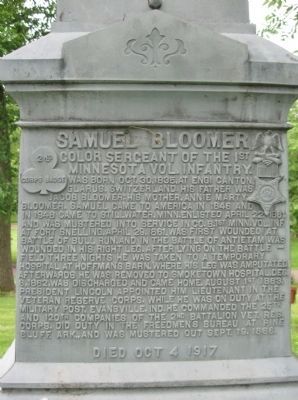 Samuel Bloomer Monument image. Click for full size.