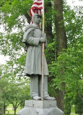 Samuel Bloomer Statue image. Click for full size.