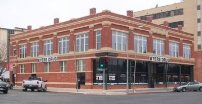 Chadwick Building and Markers. Click for full size. Chadwick Building and Markers image. Click for full size.
