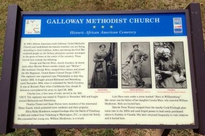 Galloway Methodist Church Marker image. Click for full size.