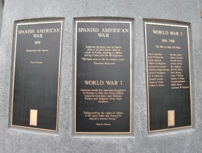 Veterans Memorial Plaques. Click for full size. Veterans Memorial Plaques image. Click for full size.