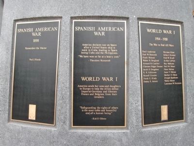 Veterans Memorial Plaques image. Click for full size.