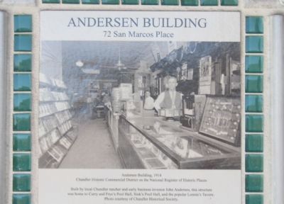 Anderson Building Marker. Click for full size. Anderson Building Marker image. Click for full size.