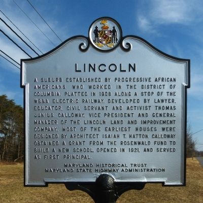 Lincoln Marker image. Click for full size.