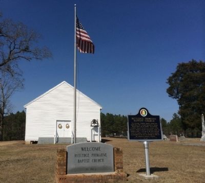 Rutledge Primitive Baptist Church. Click for full size. Rutledge Primitive Baptist Church image. Click for full size.